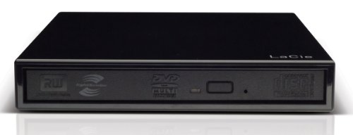 LaCie 301910 externe DVD Brenner (Portable, Double Layer 8x CD/DVD&plusmn;RW Slim Drive, USB 2.0, Preisvergleich