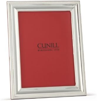 Cunill Silver Cord Frame for 4 by 6-Inch Photograph, Sterling Silver
