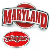 Maryland Terrapins Hat Clip Golf Ball Marker