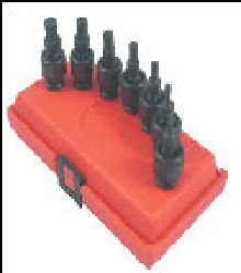 Sunex 3658 3/8-Inch Drive SAE Universal Hex Bit Driver Impact Socket Set
