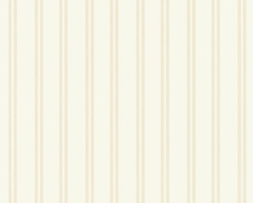 Livingwalls 5520-75 Tapete, Streifen, beige