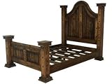 Laguna Rustic Wood Bed and Antique Pine