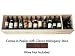 Wine Cellar Innovations Poplar with Classic Mahogany Stain Vintage View Cabinet 72x15x12-in.