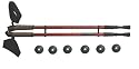 Nordic Walking Teleskop St&ouml;cke 65 cm - 138cm - rot