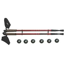 Nordic Walking Teleskop St�cke 65 cm - 138cm - GS gepr�ft - rot