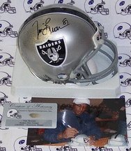 Tim Brown Autographed Oakland Raiders Mini Football Helmet