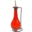 Retro Vintage Style Liquid Soap Dispenser ~ Kitchen Soap Dispenser ~ Bathroom Vanity Countertop Soap Dispenser ~ Decorative Liquid Dispenser Bottle - Red