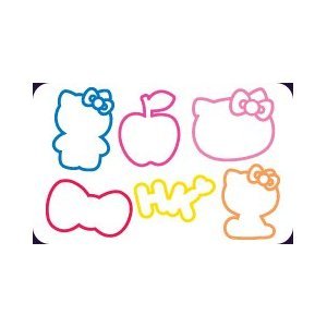 Hello Kitty Silly Bandz (The Original) 24-Pack + Free "Forever Carabina" To Carry Your Hello Kitty Bandz!!!