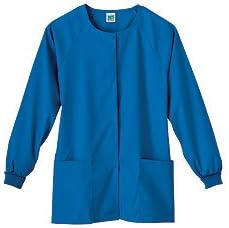 White Swan Fundamentals Women's Warm Up Scrub Jacket (Assorted Colors, XS-5X)