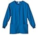 Fundamentals by White Swan Women's Snap Front Warm Up Solid Scrub Jacket