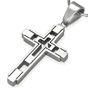 Modern Cross Stainless Steel Pendant