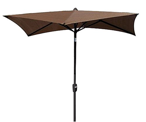 31c4UKdTAtL Coolaroo 9 Foot Hexagonal Contemporary Market Umbrella with 3 Position Tilt Aluminum Pole, Mocha