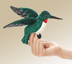 Childrens Toyshop  Toys : Mini Hummingbird Finger Puppet by Folkmanis