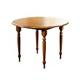 Target Marketing Systems 40-Inch Round Drop-Leaf Dining Table, Oak