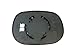 Fit System 33016 Driver Side Heated Mirror Glass w/Backing Plate, Dodge Dakota Pick-Up, Durango, Full Size Van, Pick-Up, 6 5/8