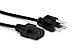 Hosa PWC-141 Power Cord, IEC C13 to NEMA 5-15P, 1 ft