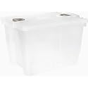Rubbermaid #5337-00-CYLND 112QT LatchCLR Storage Box