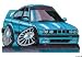 BMW M5 Koolart CERAMIC MUG 099 (car available in ANY colour)