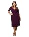 Kiyonna Women's Plus Size Sweetheart Knit Wrap Dress