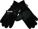 Mens Fleece Thermal Thinsulate Lined Gloves with Palm Grip