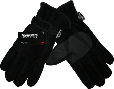 Mens Fleece Thermal Thinsulate Lined Gloves  