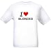 I LOVE BLONDES - White T-shirt