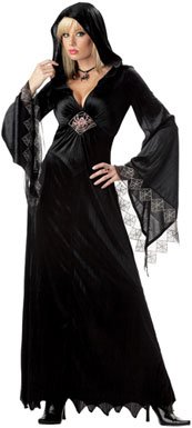 Spider Robe Womens Vampire Halloween Costume