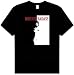Bruce Lee Kids Size BADASS Youth Martial Arts Black T-shirt