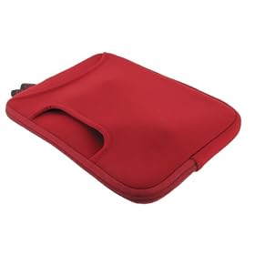 Samsung N140-14R 10.1-Inch Netbook Neoprene Sleeve Case (Tote Series - Red)