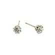 April Birthstone Stud Fashion Earrings, Diamond Crystal