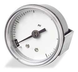 Industrial Grade 4MU13 Panel Mount Gauge, U Clamp, 2 In, 300 Psi