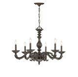 Crystorama Lighting 5126-VB 6 Light Sutton Chandelier