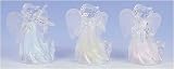 Icy Crystal LED Lighted Angel with Hymn Book Christmas Figure
