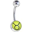 Zodiac Sign Taurus Symbol Logo Belly Button Ring