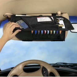 Visor 1000 - Auto Visor Organizer (Black) (6