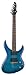 Luna Andromeda Flame Acoustic Guitar, Teal