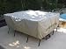 Patio Table Covers : Rectangular 72 x 48 x 25 Khaki