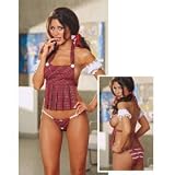 Dreamgirl : "NAUGHTY LITTLE GIRL" RED OS