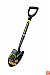 Truper 31205 Tru Pro Short D-Handle Round Point Shovel, 19-Inch Fiberglass, 20-Inch