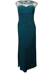 Beaded Ruched Illusion Sweetheart Jersey/Polyester/Spandex  Dress