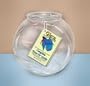 Glass Drum Bowl For Fish - 2 Gallon(12"x10"x6") - Clear