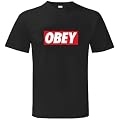 Obey LOGO Tag Graffiti Skating T-Shirt S-XXL