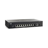 Cisco SF 302-08MP 8-port 10/100 Max PoE Switch with Gigabit Uplinks (SRW208MP-K9-NA)