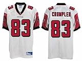 Alge Crumpler Atlanta Falcons #83 Authentic Reebok NFL Football Jersey (White)