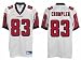 Alge Crumpler Atlanta Falcons #83 Authentic Reebok NFL Football Jersey (White)