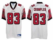 Alge Crumpler Atlanta Falcons #83 Authentic Reebok NFL Football Jersey (White)
