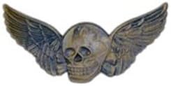 Winged Skull Pin
