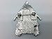 German Hat Pin: German Cuckoo Clock (Painted)