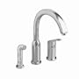 American Standard 4101301.075 Arch Hi-Flow Kitchen Faucet, Stainless Steel