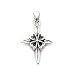 Gothic Cross ,Pendant,sterling Silver ,Oxdizied